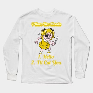 Two Moods Long Sleeve T-Shirt